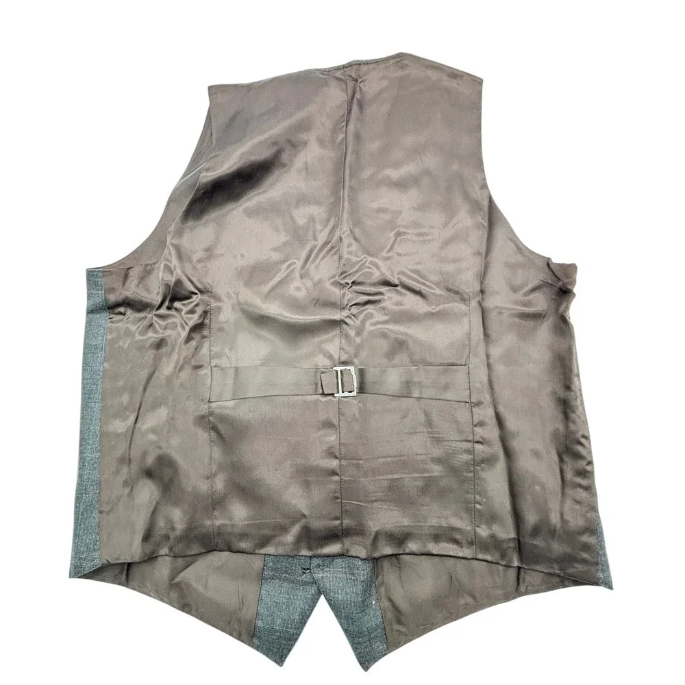 Chang's Tailoring Co Hand Tailored Custom Made 3 PIECE SUIT‎ MEN 46Rx36X30